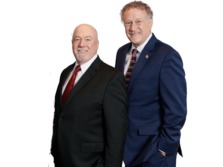 Photo of Eugene C. Miller and Edward L. Weiner
