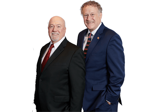 Photo of Eugene C. Miller and Edward L. Weiner