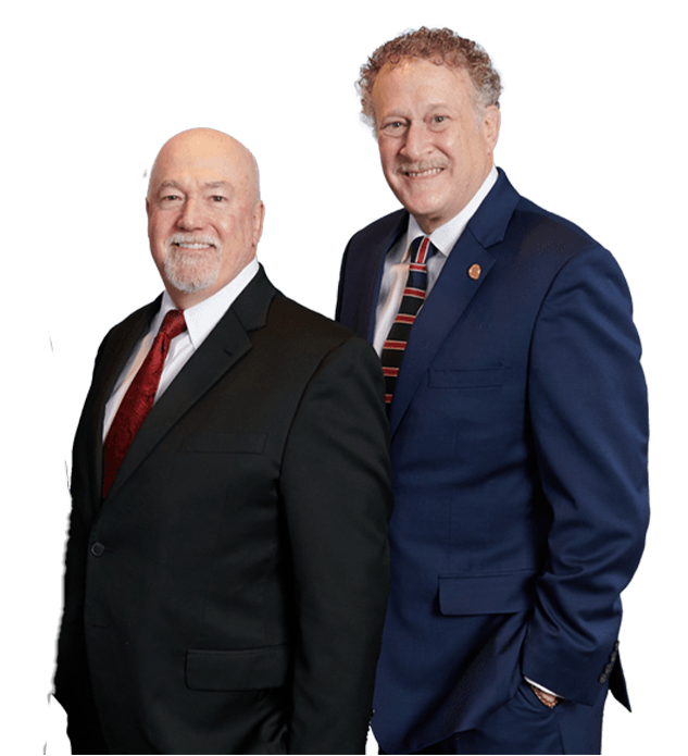 Photo of Eugene C. Miller and Edward L. Weiner